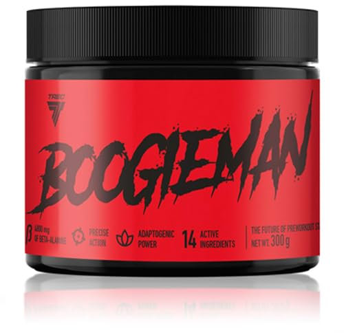 Trec Nutrition BOOGIEMAN Powder - Ultimate Pre-Workout Fuel for Explosive Energy, Muscle Pump, and Endurance Boost - Formulated with Arginine, Citrulline, Beta-Alanine (Candy)