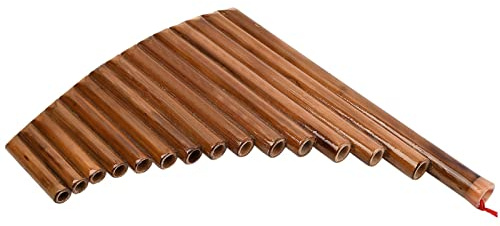 Panflöte Panflöte Aus Bambus Mit 15 Pfeifen In G-Tonart Traditionelle Blasinstrumente
