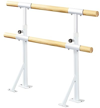 PAHION Ballett Barre Doppelstange Freistehende Ballettstange Landung Festes Tanzen Stretching Beinpresse Stick Verstellbare Vertikale Tanzstange Aus Massivholz Für Studio Gymnastikgeräte (Size : 1m)