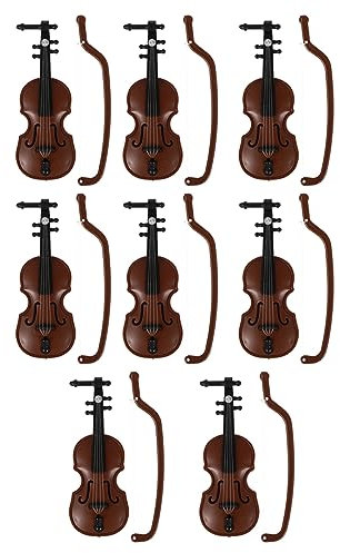 Abaodam Hochwertiger Mini-geigenschmuck Musikinstrumentenmodell Im Maßstab 112 Für Dekorationssets Für Kinder