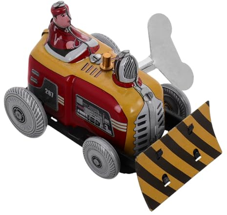 HAWILLOSCH Camión Quitanieves Vintage Juguete De Cuerda para Niños Y Niñas Accesorio Fotográfico Coche con Mecanismo De Relojería De Cumpleaños Único
