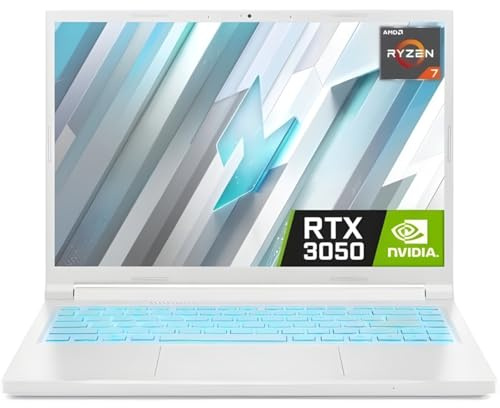 acer Nitro V 14 ANV14-61-R0SW 14.5 Gaming Laptop | AMD Ryzen 7 8845HS | 16GB RAM | 512GB SSD | Nvidia GeForce RTX 3050 6GB | Backlit Keyboard | Windows 11 Home | White