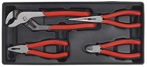 Sealey TBT02 Tool Tray with Pliers Set 4pc