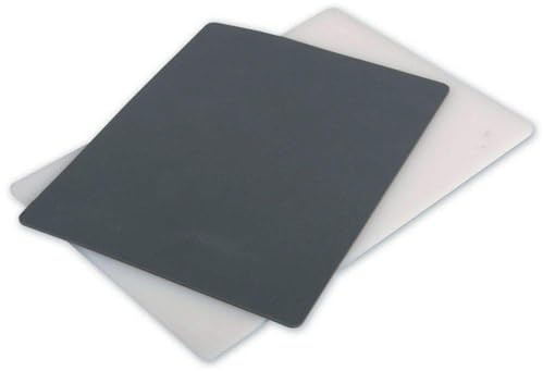 Sizzix Accessories Set Emboss & Transfer in Gomma Silicone e Piastra Impressions per Rilievo di Precisione e Struttura Resistente