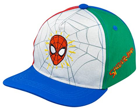 Marvel Spiderman Hat for Boys, Breathable Spiderman Baseball Cap for Toddlers, Boys Ages 3-9