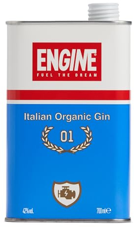 Engine Italian Organic Gin Ginebra Ecológica - Lata Coleccionable de 70 cl