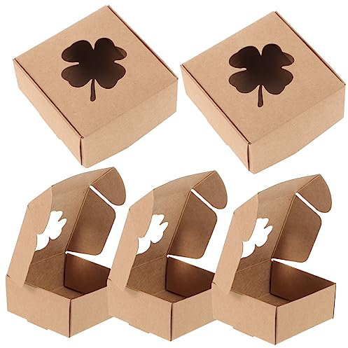 Mobestech 20stücke Kraftpapier-geschenkboxen Leere Aus Pappe Mit Deckel Für Süßigkeiten Seife Basteln Party Hochzeit Geburtstag Weihnachten Feste