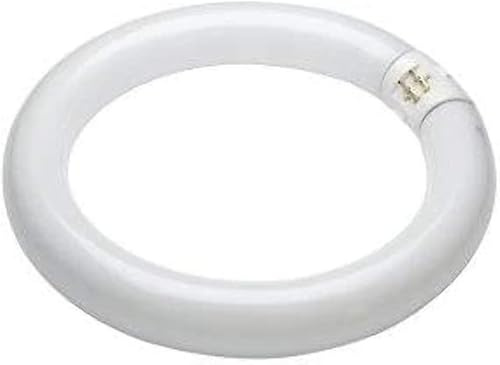 T9 Circular Fluorescent Tube G10Q 22W Warm White 3000K 208Mm | g10q 4-pin base, 22w t9 tube, 3000k warm white, 208mm diameter, suitable for magnifier lamps
