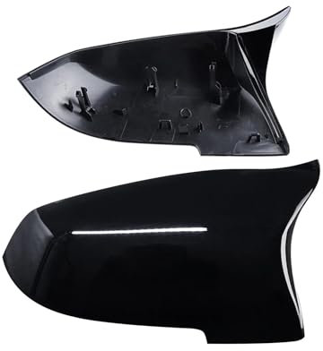 Auto Spiegelkappen Für 5 Serie Für F10 Für F11 Für F18 Für LCI 2014 2015 2016 Flügel Seite Spiegel Abdeckung Caps Glanz Schwarz SeitenspiegelAbdeckungen