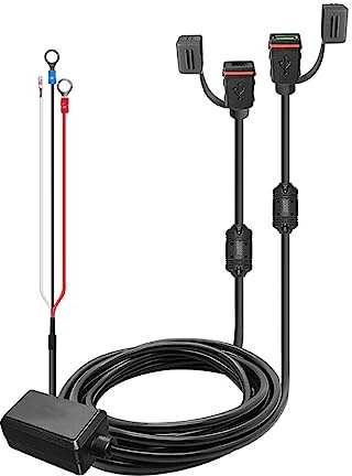 Motorcycle USB PD Phone Power Supply Adapter Dustproof Power Socket Faster