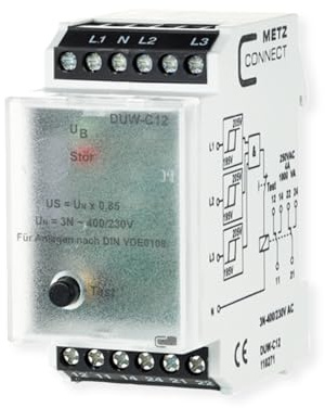 METZ CONNECT DUW-C12 Three Phase Surveillance Relay