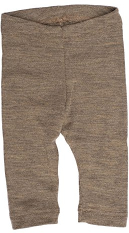 Baby Leggings, Schurwolle und Seide maschinenw, Walnuss (walnut 75)