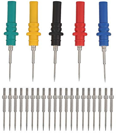 Oumefar Oscilloscope automobile Acupuncture Probe Non Destructive Pins Set Diagnostic Test Isolation Piercing Needle Repair Tools for Car Tester