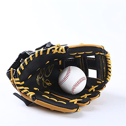 Baseball Handschuhe 11.5 12,5 Zoll linke Hand Baseballhandschuh männlich professionelles Training Sporthandschuh für Match SOFTBALL Junge Kind Männer MITT Baseball Glove ( Color : 12.5Inch Left Hand )