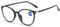 Lanomi Runden Lesebrille Blaulichtfilter Damen Herren Licht TR90 Rahmen Computer Lesehilfe Mode Cateye Brille mit Stärke Schwarz 2.0