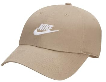 Nike FB5368-247 U NK Club Cap U CB FUT WSH L Hat Unisex Adult Khaki/White Größe M/L