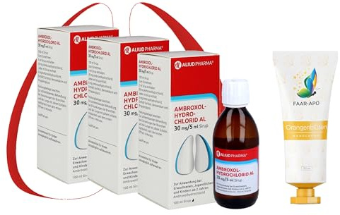 Ambroxol Hustensaft 3 x100 ml Sparset inkl.einer hochwertigen Handcreme Marke Faar-Apo