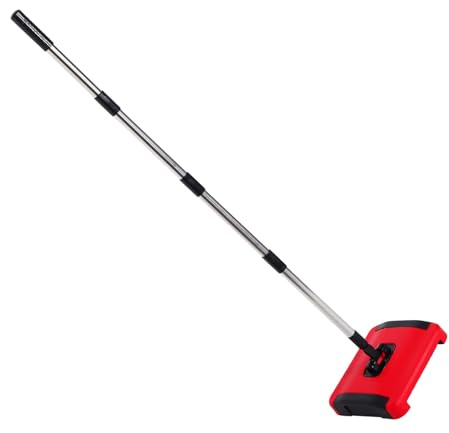Toyvian 1 Set Barredora de Alfombras Mano, Barredora de Empuje para Alfombras y Suelos, con Ruedas Giratorias, para Limpieza Hogar