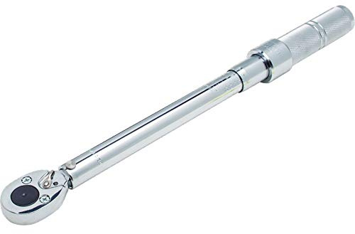 Proto J6006C 3/8 Drive Ratcheting Head Micrometer Torque Wrench, 16-80-FT LBS