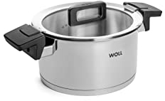Woll Concept Kochtopf mit Deckel - Induktiv -, Ø 20 cm, 11 cm hoch, 3,4l - Geeignet für alle Herdarten, Edelstahl, backofenfest bis zu 200°, silber