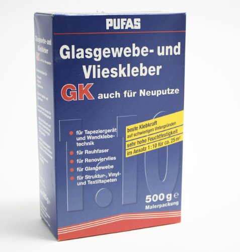 Pufas Glasgewebe- und Vlieskleber GK 500g