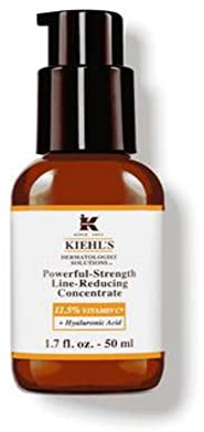 Kiehl's Powerful-Strength 12.5% Vitamin C Serum, Line-Reducing Concentrate Face Serum, 50Ml