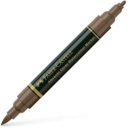 Faber-Castell - 160475 - Box mit 4 Aquarellstiften A. Dürer 175 - Farbe Sepia dunkel
