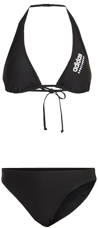 adidas Donna Halterneck Bikini, Black, M