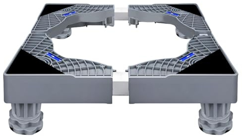 Base de sèche-linge réglable | Support d'appareil multifonction | Base d'appareil portable – Piédestal à linge portable – Support antidérapant pour lave-linge – Plateforme pour lave-linge – Plateforme