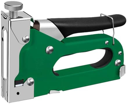 Grapadora resistente | Clavadora de martillo eléctrico | Grapadora portátil, clavadora de carpintería, herramienta de clavado manual para fijar , madera, manualidades, carpintería, tapicería,