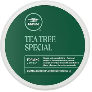 Tea Tree Forming Cream, Flexible Hold, Natural Shine Finish, For All Hair Types, Especially Medium to Coarse, 3 oz