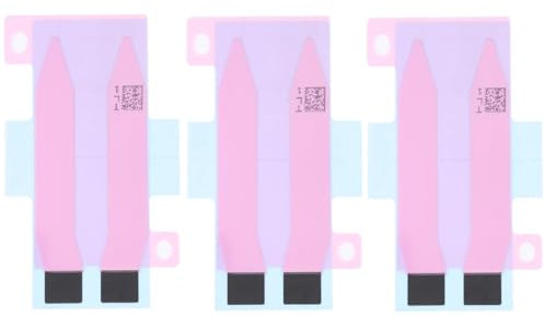 Battery Adhesive Tape For iPhone 14 Three Pack of Battery Mounting Glue Adhesive Strips With Pull Tabs (For iPhone 14)