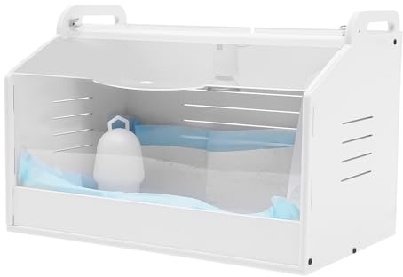 Brutautomat Vollautomatisch 220V Inkubator Hühner mit Thermometer und Sonnenlampe Brutmaschine 20 Küken Brutkasten Brutapparat, für Brutkünken, Enten, Welpen und Andere Geflügel