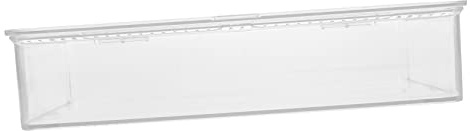 LOPUNER Boîte De Rangement Couverts Transparente Empilable avec Couvercle Anti-poussière Organisateur Multifonction Pet pour Cuisine Et Table Petit Modèle