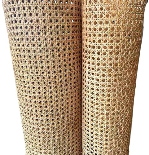 Rottingvävd käpprulle | Flerfärgad 40 cm x 30-150 cm Rotting vävd käpprulle Möbelreparation(Green,40cmx 1 meter)