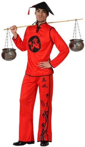 Atosa - 15281 - Costume - Déguisement De Chinois - Adulte - Taille 2