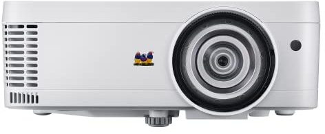 ViewSonic PS501W Vidéoprojecteur WXGA 1280x800 Pixels, 3400 lumens, compatible 3D, HDMI, VGA, Haut-Parleurs 2W, courte focale