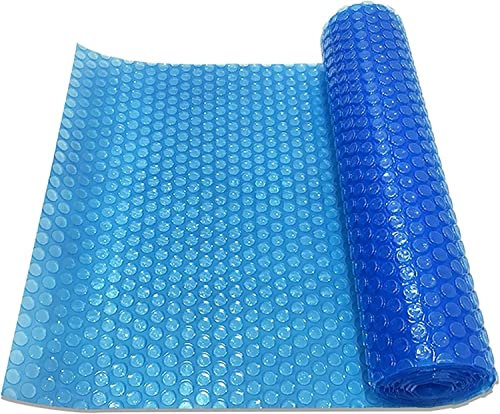 Pool Cover Summer/Winter Swimming Pool Cover, Bubble Heat Insulation Film for Above Ground and In-Ground Swimming Pools, Rainproof Heat Protection Covers Rainproof Pool Cover ( Size : 1mx2m(3ftx6ft) )