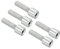 PATIKIL M10 to M6 Reducing Screw, 5 Pack 30mm Long External Thread Adapter Reducer Convert Joint Hardware Double Male Thread Bolts