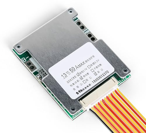 DEWIN Tablero de protección de batería de Litio, 13S 48V 30A Tablero de protección de batería de Litio Celda de Iones de Litio BMS Soporte de PCB Carga equilibrada Protección contra sobrecarga
