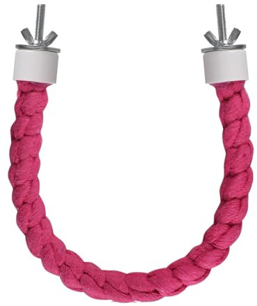 Giocattolo di Corda per Uccelli, Giocattoli Altalene Supporto per Pappagalli a Forma di U, Giochi di Altalena Corde Supporti per Calopsitte Parrocchetti Uccello dell Amore