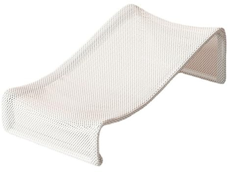 GALPADA Asiento de Baño para Bebés de Tela Soporte de Acero al Carbono Cojín de Baño Ergonómico y Transpirable Soporte para Recién Nacido en Casa y Viajes