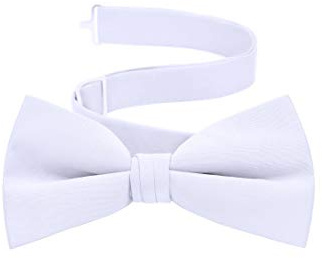S.H. Churchill & Co. Children's Bow Tie for Boys & Girls (White)