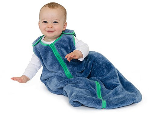 Baby Deedee Sleep Nest Teddy Baby Sleeping Bag, Fuzzy Dino, Large (18-36 Months)