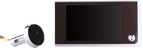 Peephole Camera Door Bell Cameras Intelligence Home Use Doorbell LCD Color Digital Peephole Viewer Multifunction for Home Security Peephole,3.5 120 Degree Mini High Pixel LCD Color Screen