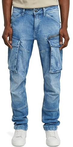 G-STAR Rovic Zip 3D Regular Tapered Pants, Blå, 32W / 34L