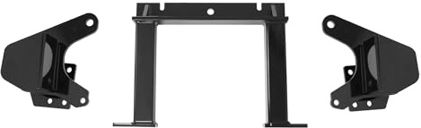 Gelacie EZ Plus MD2 Snow Plow Mount Bracket Compatible with 2011-2019 Chevy Chevrolet Silverado GMC Sierra 2500 3500 4X4 Trucks Steel Powder Coated Black