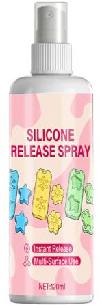 Amesor Spray Distaccante per Stampi Epossidici | Agente Antiaderente 120ml | Distaccante - per Garage Laboratorio Creativo Studio Casa Sapone Gesso Calcestruzzo