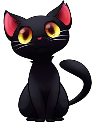 BYNYXI Lustige Katze Auto Aufkleber, 3D Süße Kätzchen Reflektierende Aufkleber Schwarze Katze Funny Car Sticker Laptop Skateboard Badge Emblem Tier Aufkleber Auto Styling Aufkleber-12cmx17cm