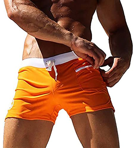 L-Peach Costume da Bagno Uomo Pantaloncino da Surfing Boxershorts da Spiaggia Piscina Slim